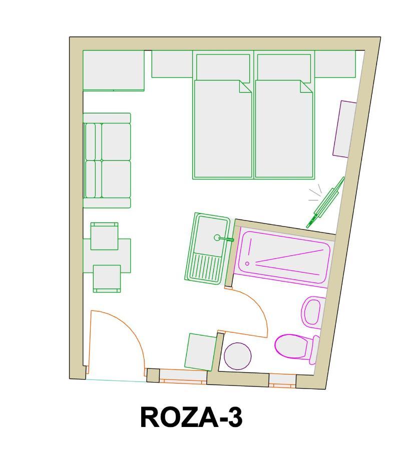Apartments M&R Spadina Водице Екстериор снимка