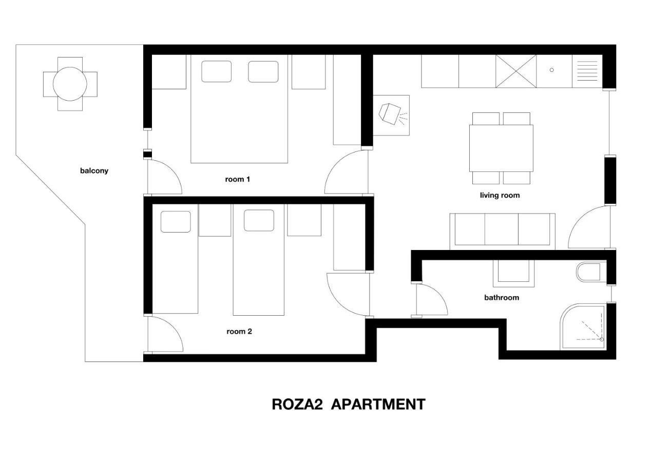 Apartments M&R Spadina Водице Екстериор снимка